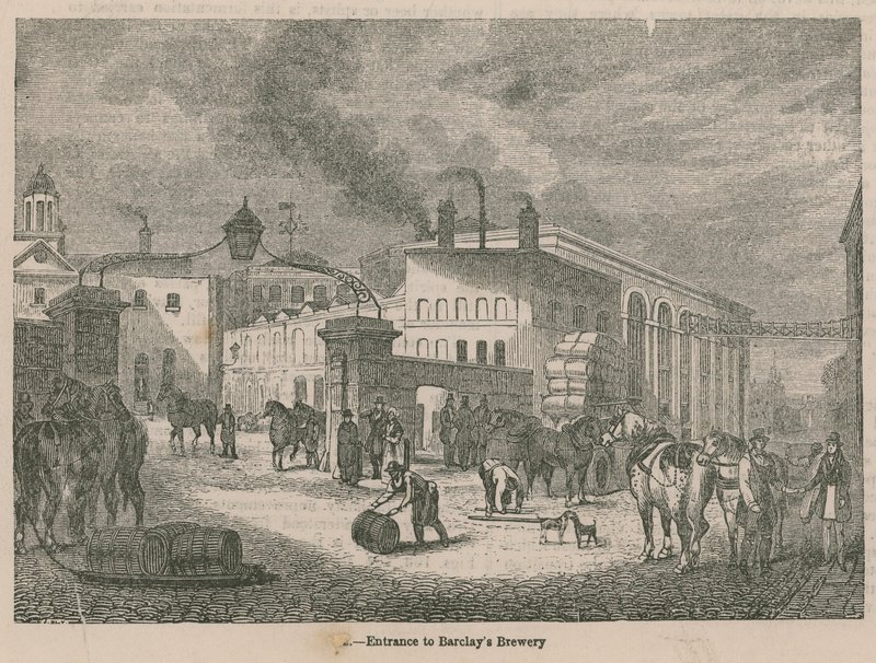 Ingång till Barclays Brewery av English School