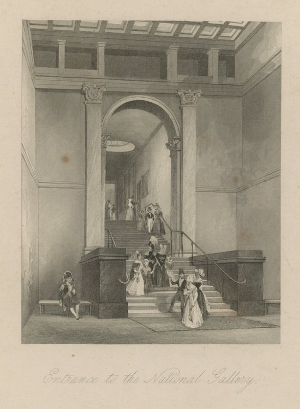 Ingång till Nationalgalleriet av English School