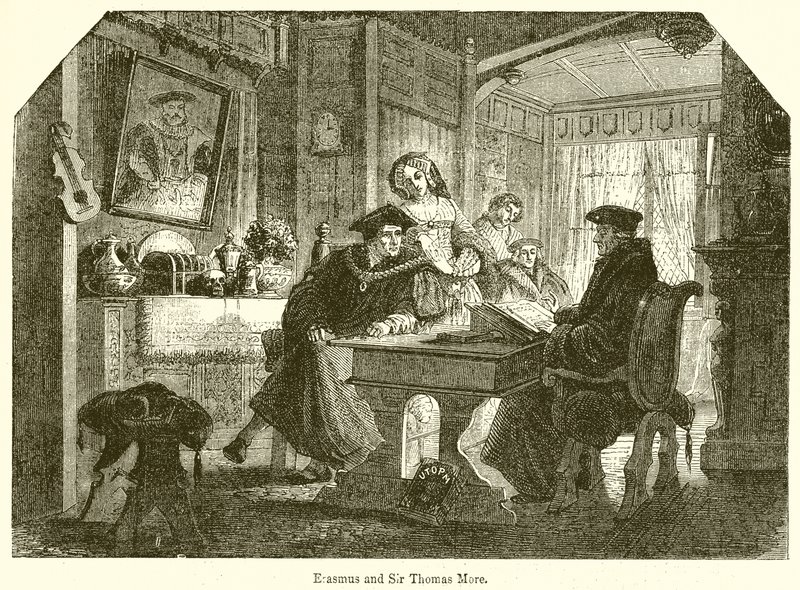 Erasmus och Sir Thomas More av English School