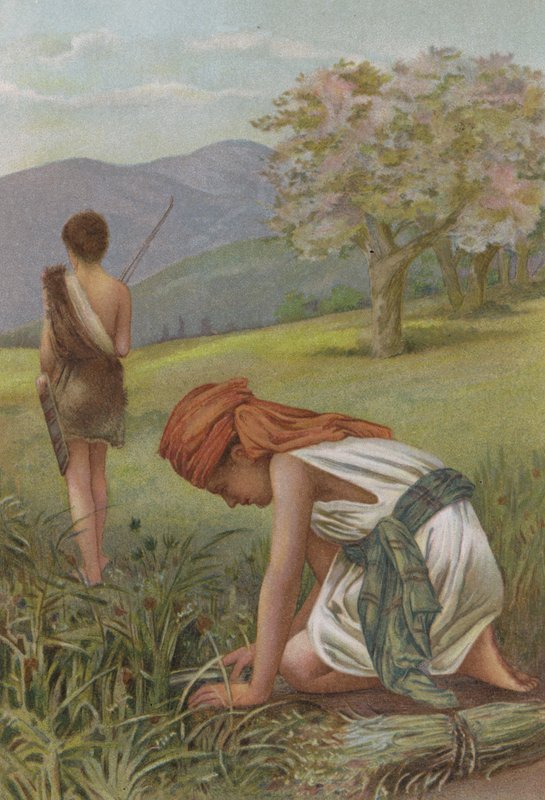 Esau och Jakob (kromolit) av English School