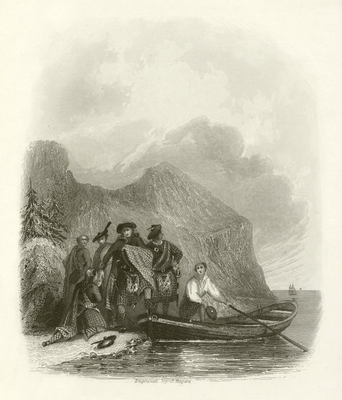 Escape of the Pretender. av English School