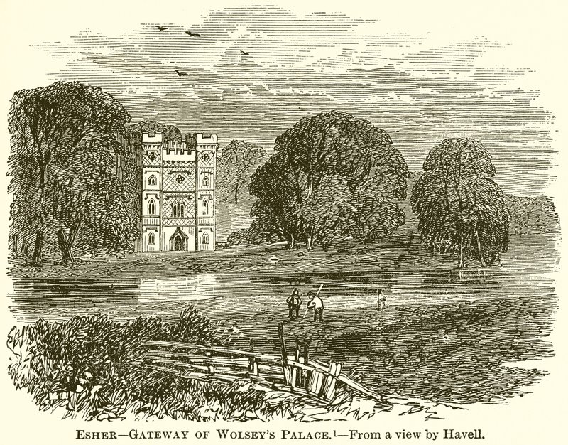 Esher--Porten till Wolseys Palace av English School