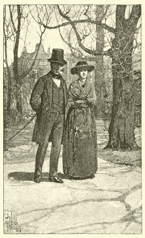 Esther och Harold Transome (gravyr) av English School