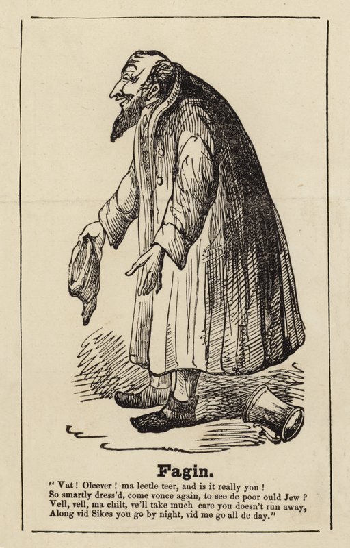 Fagin från Oliver Twist av English School