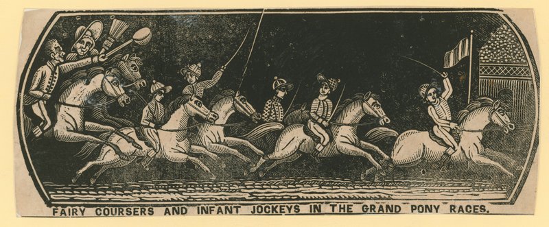 Fairy Coursers och Infant Jockeys i Grand Pony Races av English School