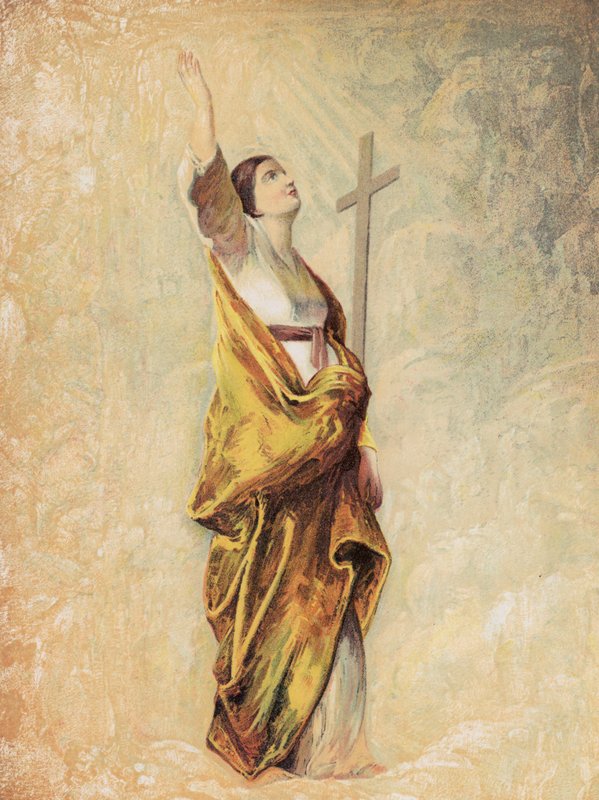 Faith (färg litho) av English School