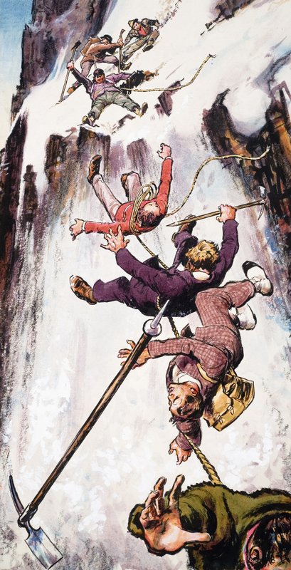 Faller av Matterhorn av English School