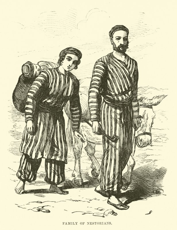 Familj av nestorianer av English School
