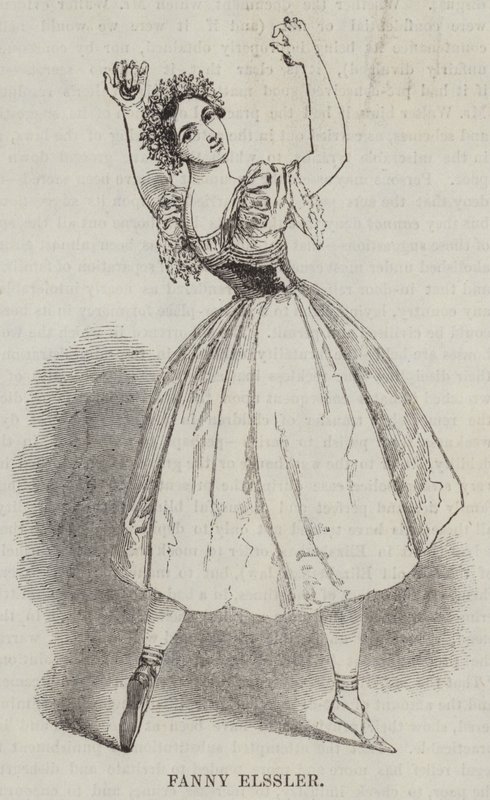 Fanny Elssler (gravyr) av English School