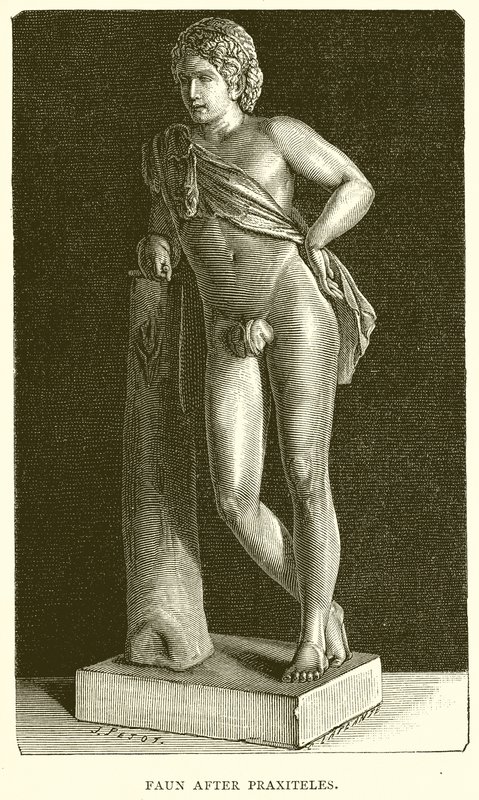 Faun efter Praxiteles av English School