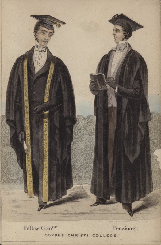 Fellow Commoner, pensionär, Corpus Christi College av English School