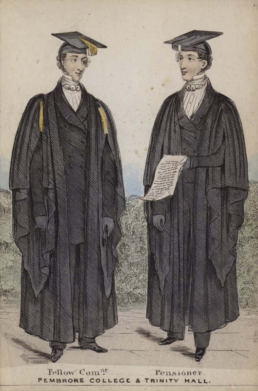 Fellow Commoner, pensionär, Pembroke College och Trinity Hall av English School