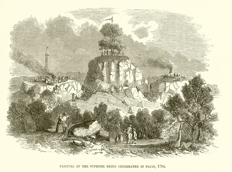 Högsta högtidens högtid firas i Paris 1794 av English School