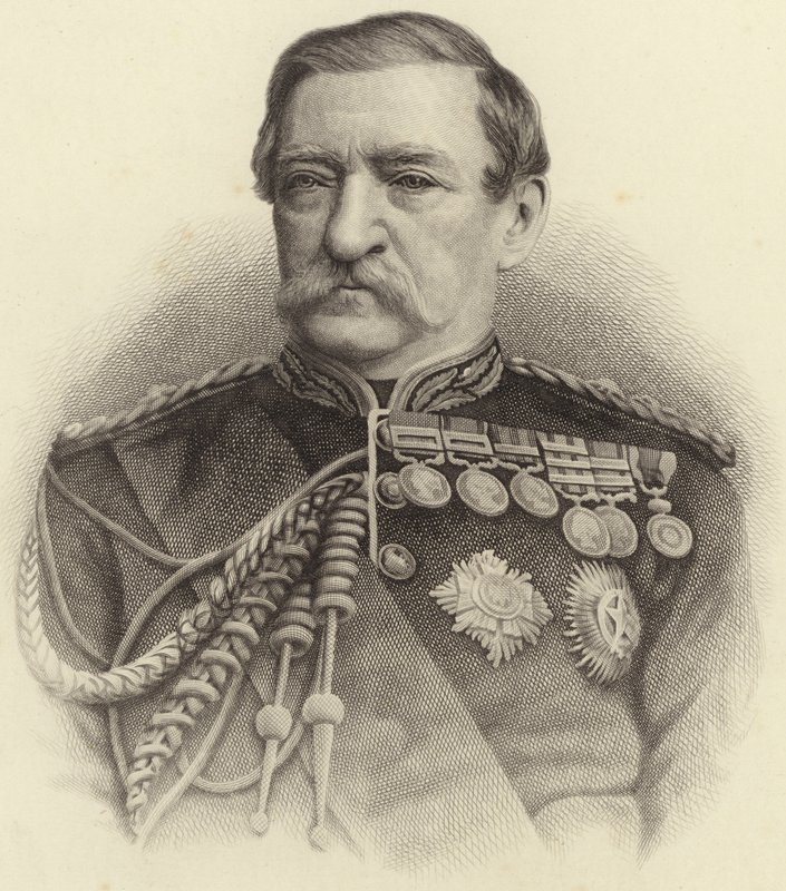 Fältmarskalk Robert Napier av English School
