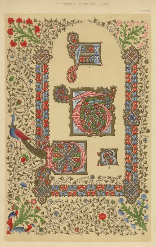Femtonde århundradet (chromolitho) av English School