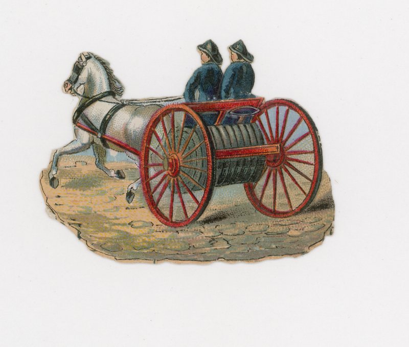 Brandskydd (chromolitho) av English School