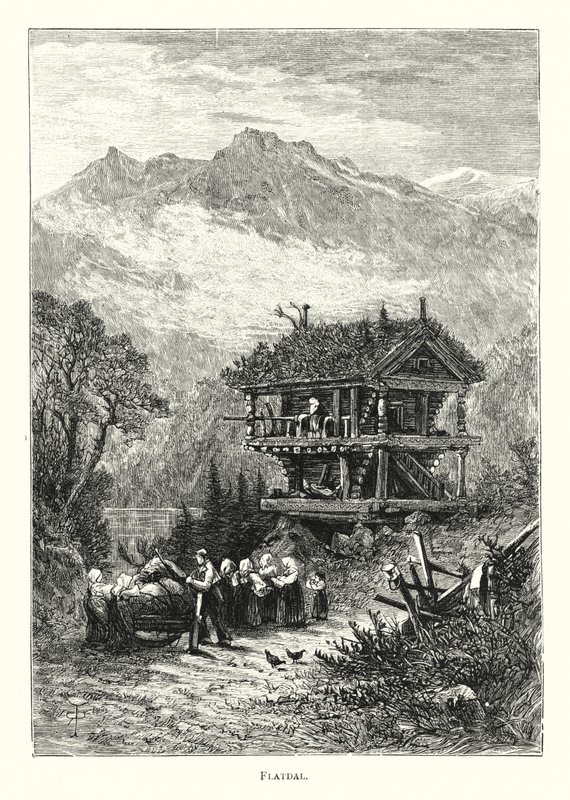 Flatdal (gravyr) av English School
