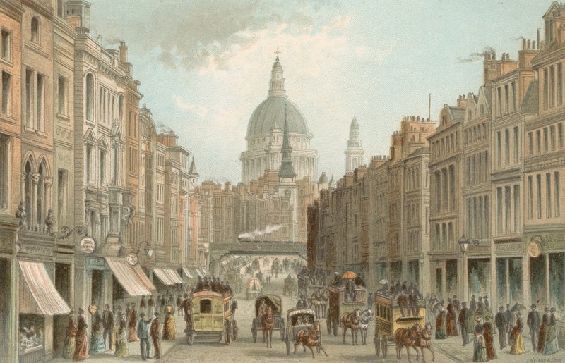 Fleet Street na St. Paulsswed av English School