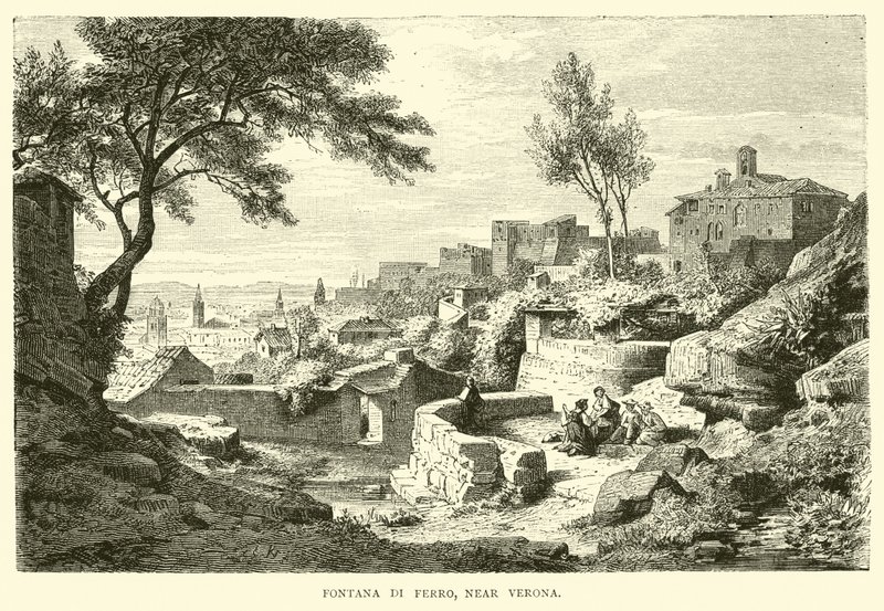 Fontana di Ferro, nära Verona av English School