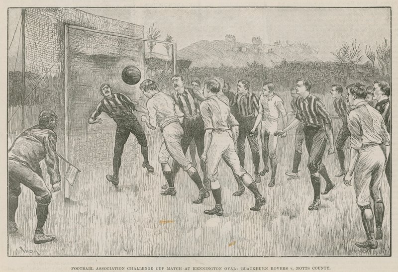 Football Association Challenge Cup-match på Kennington Oval av English School