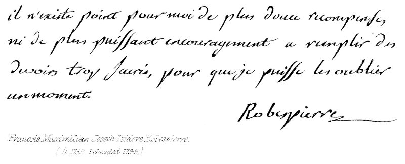 Francois Maximilian Joseph Isidore Robespierre, (f 1759, halshuggen 1794) av English School