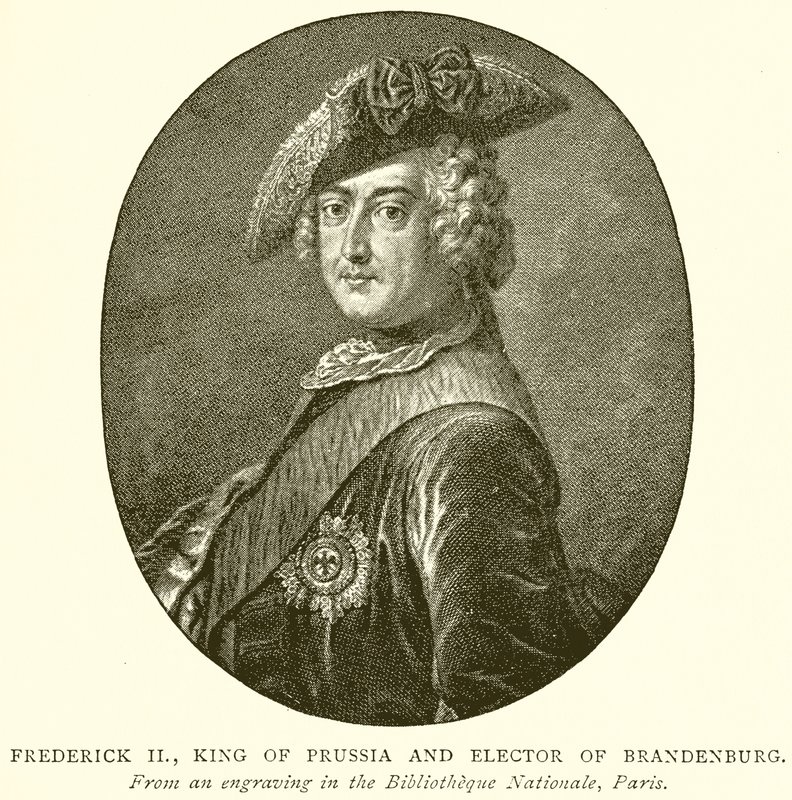Fredrik II, kung av Preussen och kurfurste av Brandenburg av English School