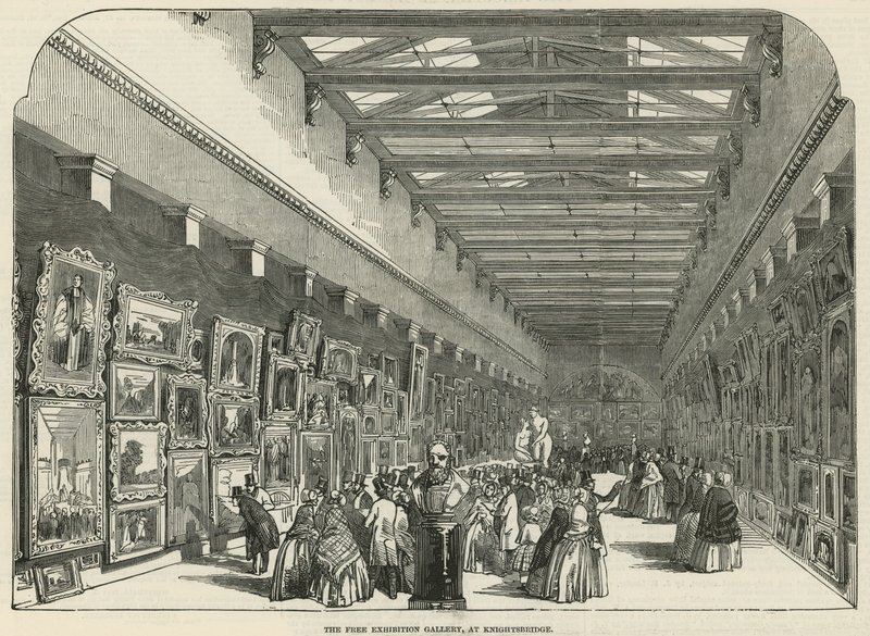 Gratis utställningsgalleri på Knightbridge av English School