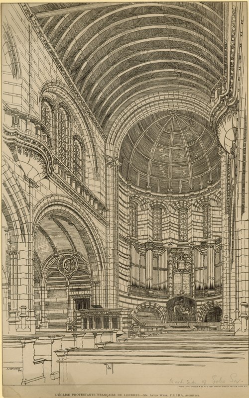 Franska protestantiska kyrkan i London av English School