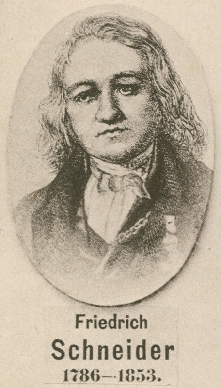 Friedrich Schneider (gravyr) av English School