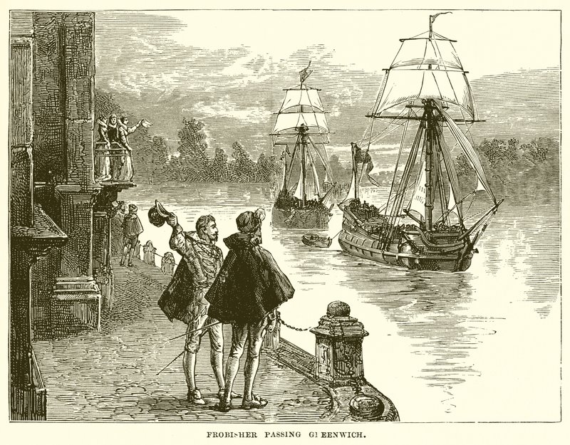 Frobisher passerar Greenwich av English School