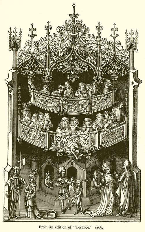 Från en upplaga av Terence. 1496 av English School