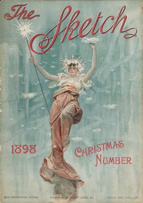 Framsidan av The Sketch Christmas Number, 1898 av English School