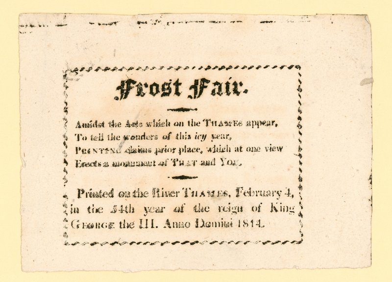 Frostmässan 1814 av English School