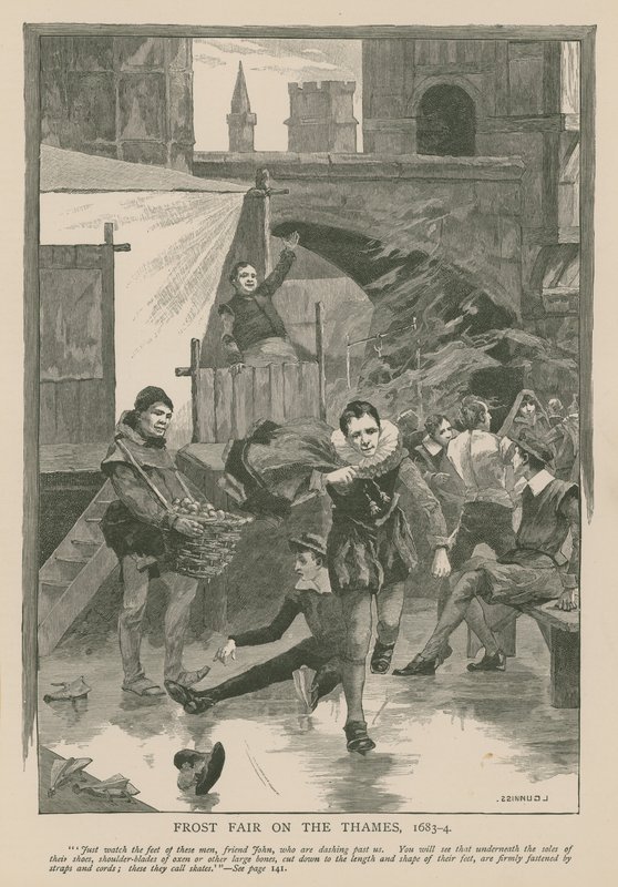 Frostmässa på Themsen, 1683-84 av English School