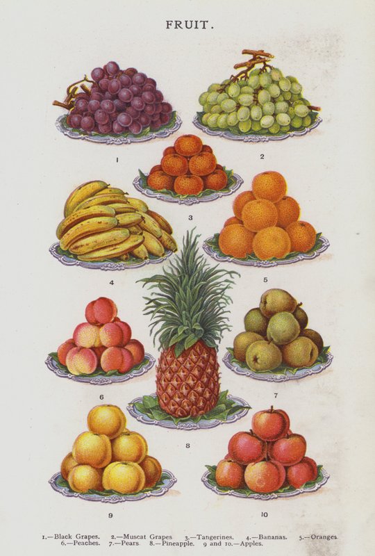 Frukt (kromolit) av English School