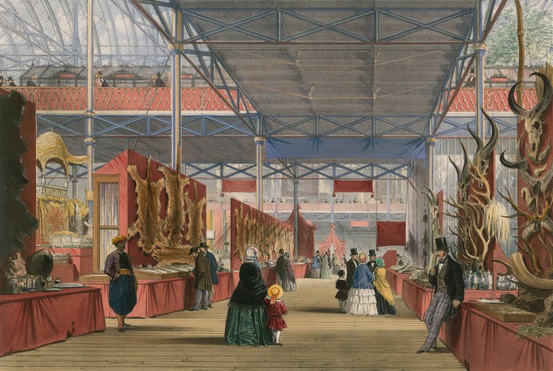 Furs, den stora utställningen 1851 av English School