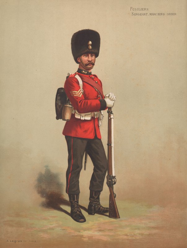 Fusiliers, Sergeant, Marching Order av English School