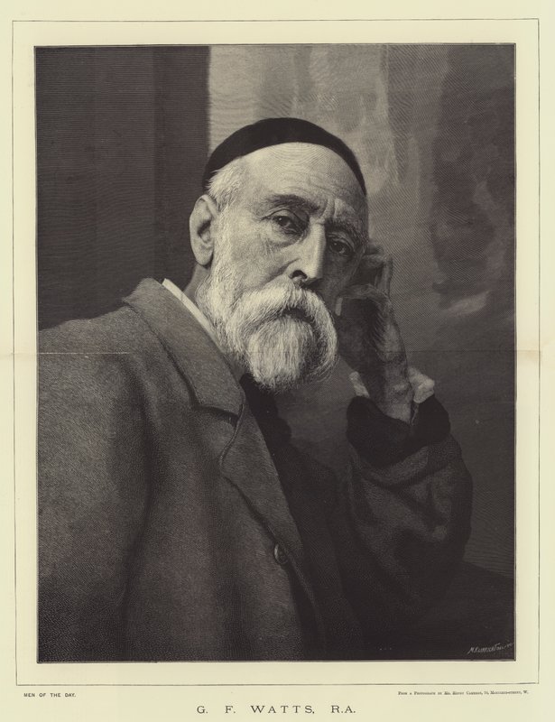GF Watts, RA (gravyr) av English School
