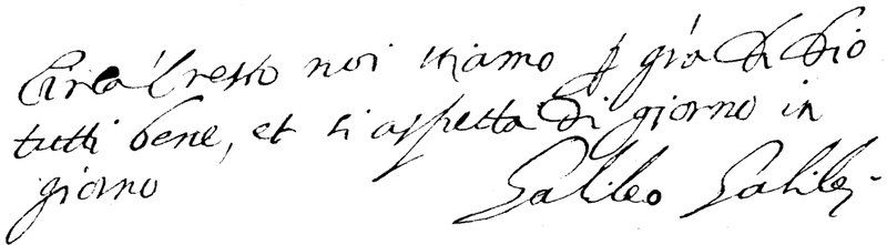 Galileo Galilei av English School