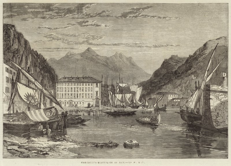Garibaldis födelseplats i Nice av English School