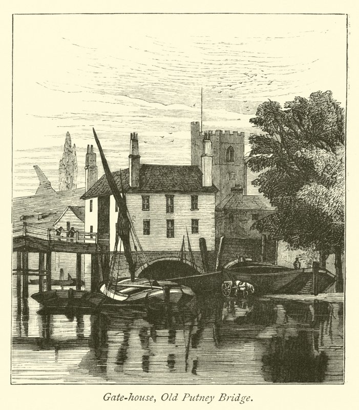 Gate-house, Old Putney Bridge av English School