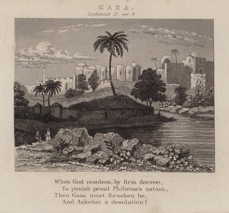 Gaza, Zefanja II, ver 4 (gravyr) av English School