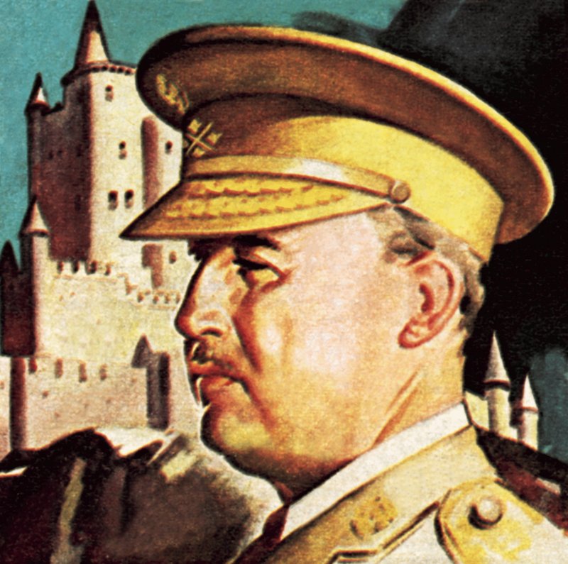 General Franco. Spaniens president och diktator. av English School