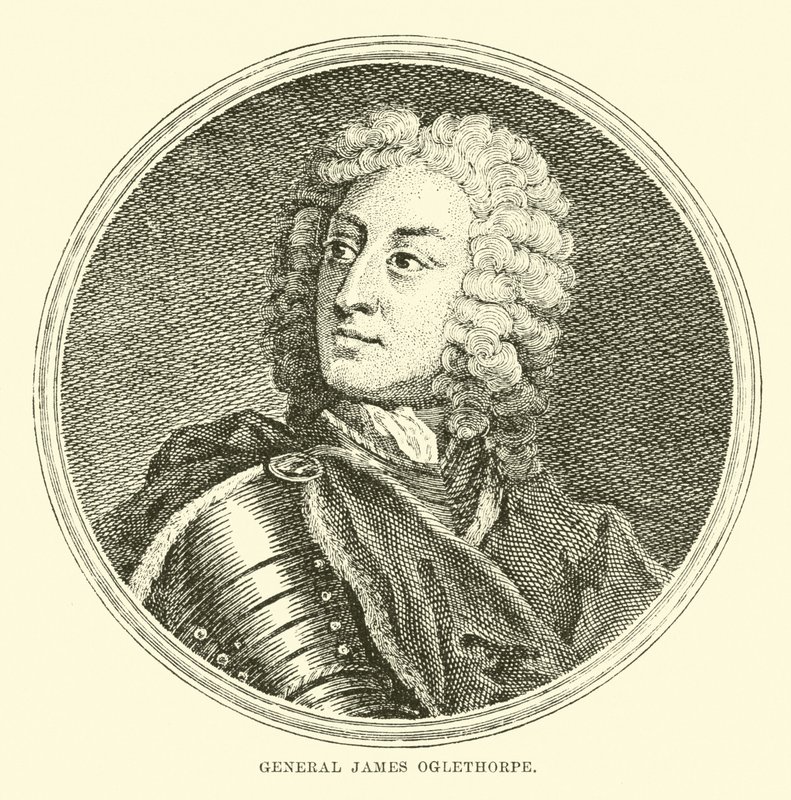 General James Oglethorpe av English School
