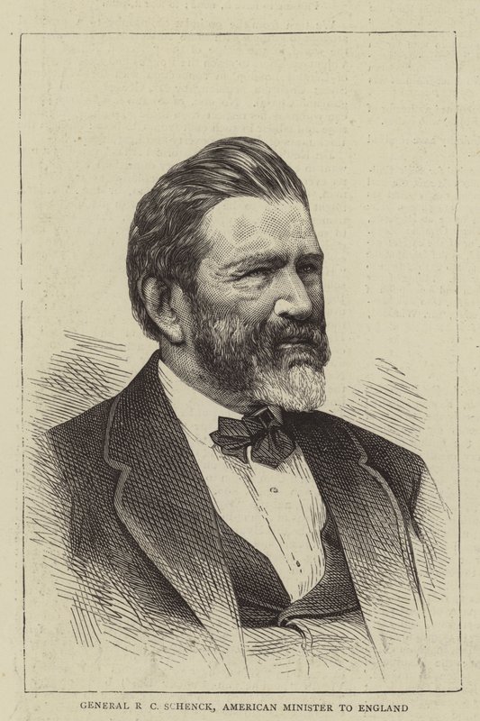 General R C Schenck, USA:s minister i England (gravyr) av English School