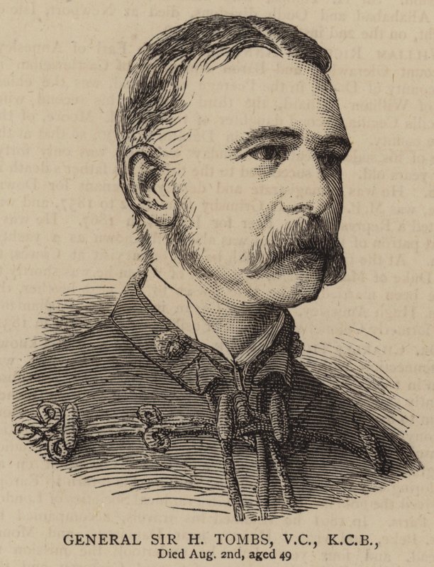General Sir H Tombs, VC, KCB (gravyr) av English School