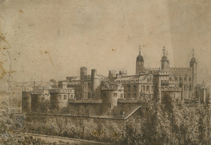 Allmän bild av Tower of London (wc på papper) av English School