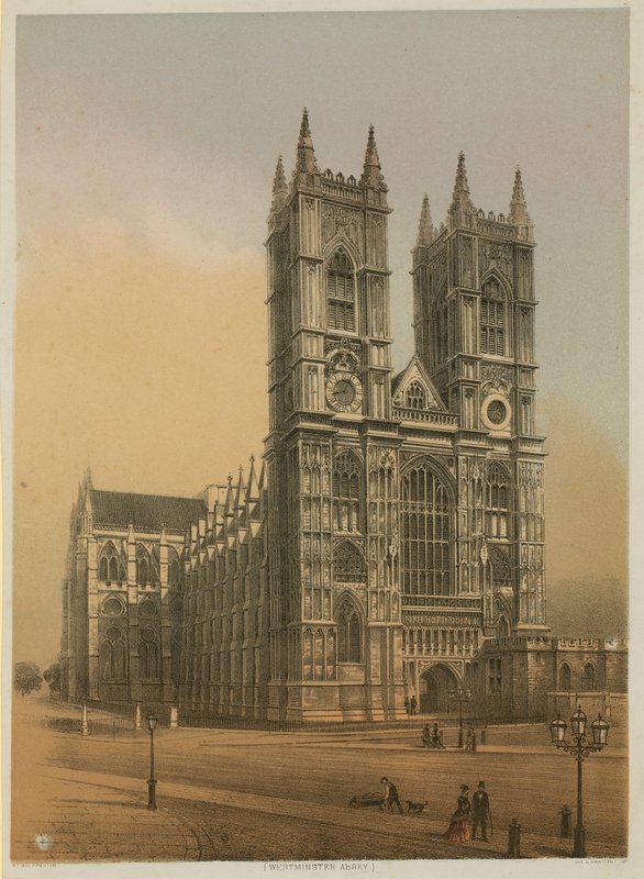 Allmän bild av Westminster Abbey av English School
