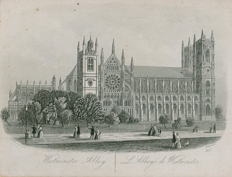 Allmän bild av Westminster Abbey av English School