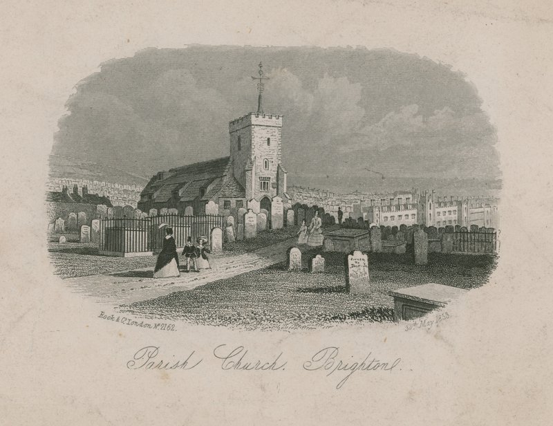 Översikt över Parish Church i Brighton av English School